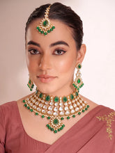 Gold Plated Heirloom Kundan Choker Set