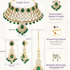 Gold Plated Heirloom Kundan Choker Set