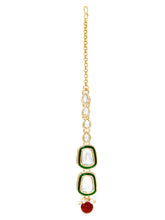 Gold Plated Royal Crest Kundan Necklace Set