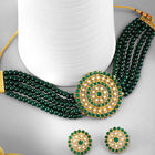 Stones Choker Set – Sparkling Ethnic Jewellery | Peora