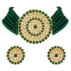 Stones Choker Set – Sparkling Ethnic Jewellery | Peora