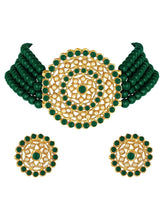 Stones Choker Set – Sparkling Ethnic Jewellery | Peora