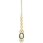 Gold Plated Crown Jewel Kundan Necklace Set