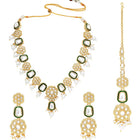 Gold Plated Ceremonial Kundan Necklace Set