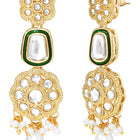 Gold Plated Ceremonial Kundan Necklace Set
