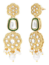 Gold Plated Ceremonial Kundan Necklace Set