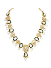 Gold Plated Ceremonial Kundan Necklace Set