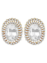 Elegant Stone & Pearl Choker Set - White