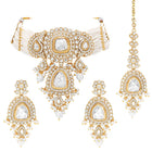 Gold Plated Heritage Kundan Choker Set