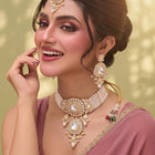 Gold Plated Heritage Kundan Choker Set