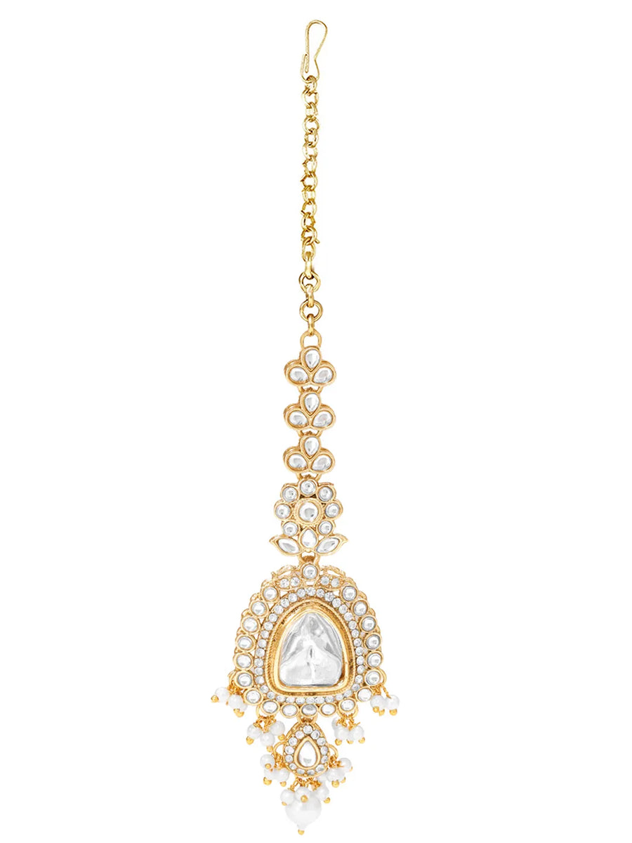 Gold Plated Heritage Kundan Choker Set