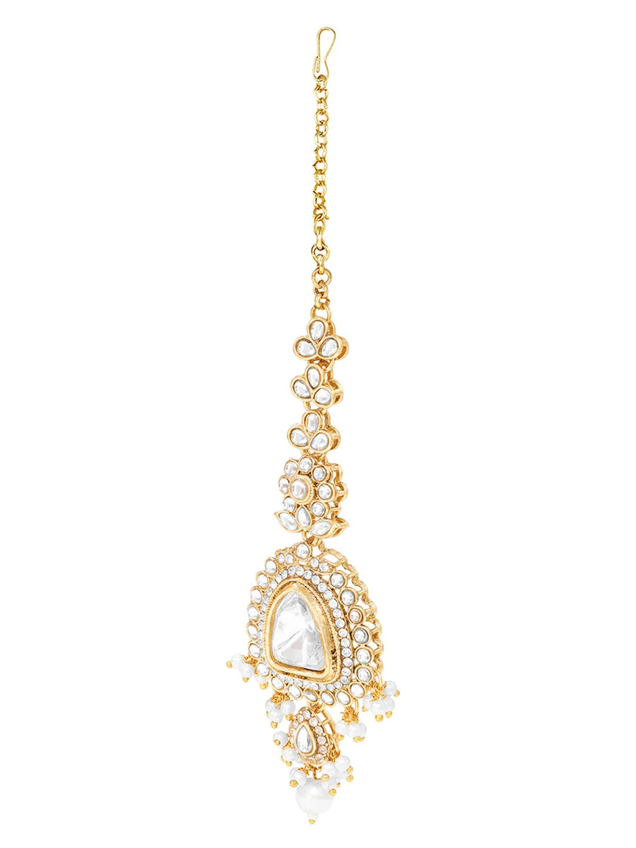 Gold Plated Heritage Kundan Choker Set