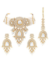 Gold Plated Heritage Kundan Choker Set