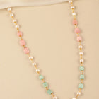 Sculpted Elegance Gemmed Necklace Chain