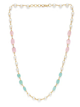 Sculpted Elegance Gemmed Necklace Chain