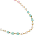 Sculpted Elegance Gemmed Necklace Chain