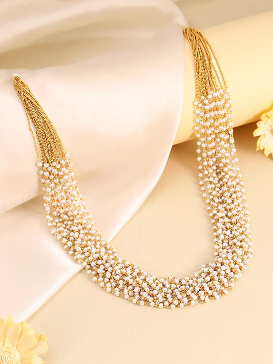 Infinite Grace Layered Pearl Necklace