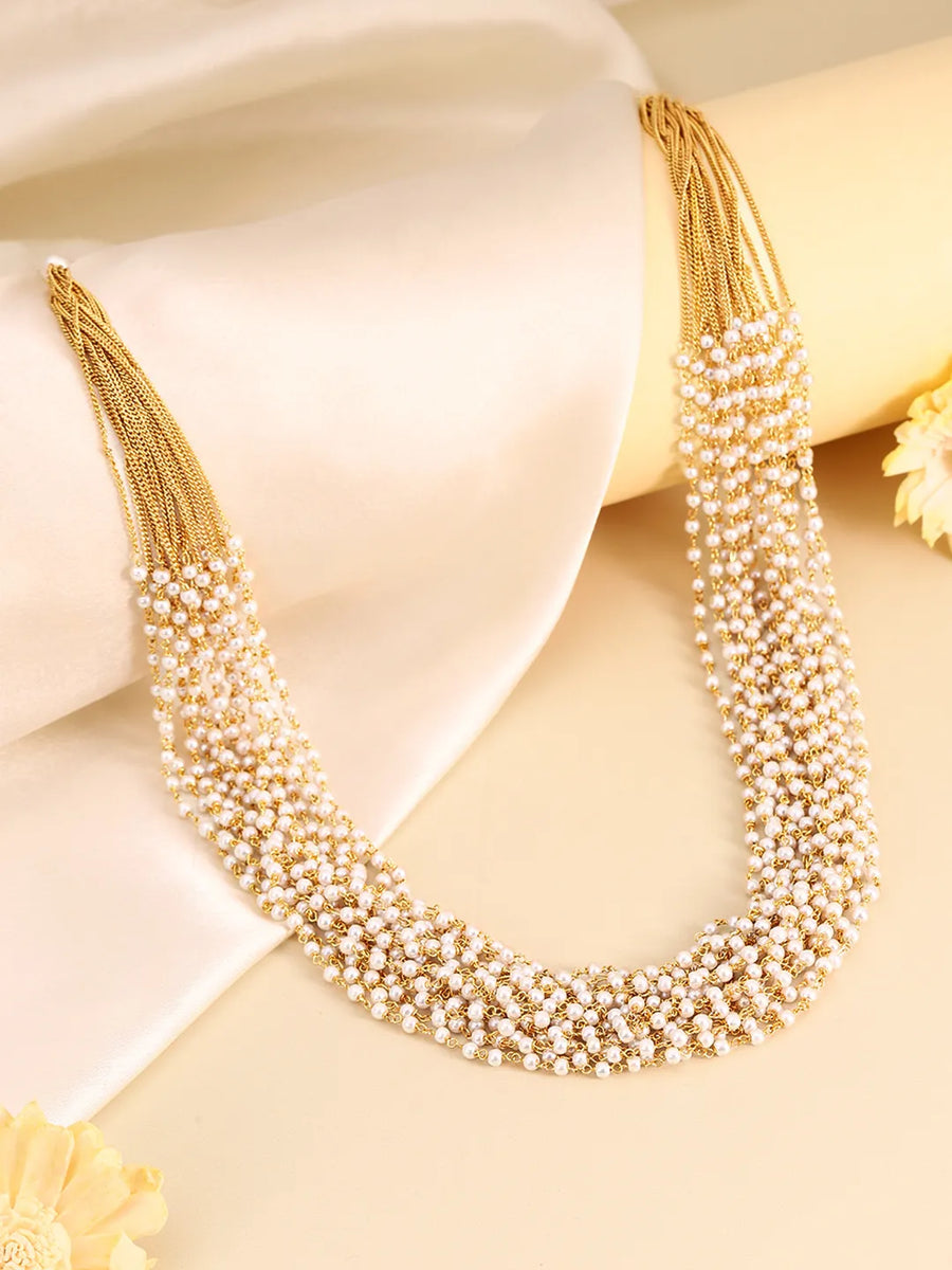 Infinite Grace Layered Pearl Necklace