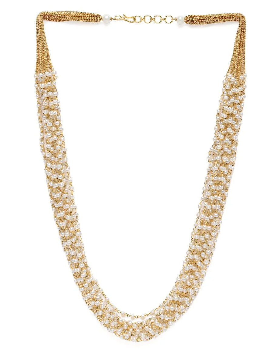Infinite Grace Layered Pearl Necklace