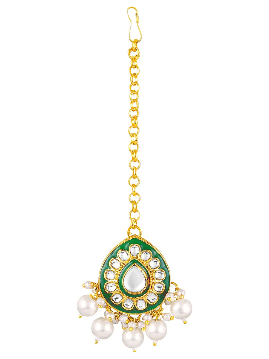 Pearled Petals Kundan Wedding Set