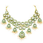 Pearled Petals Kundan Wedding Set