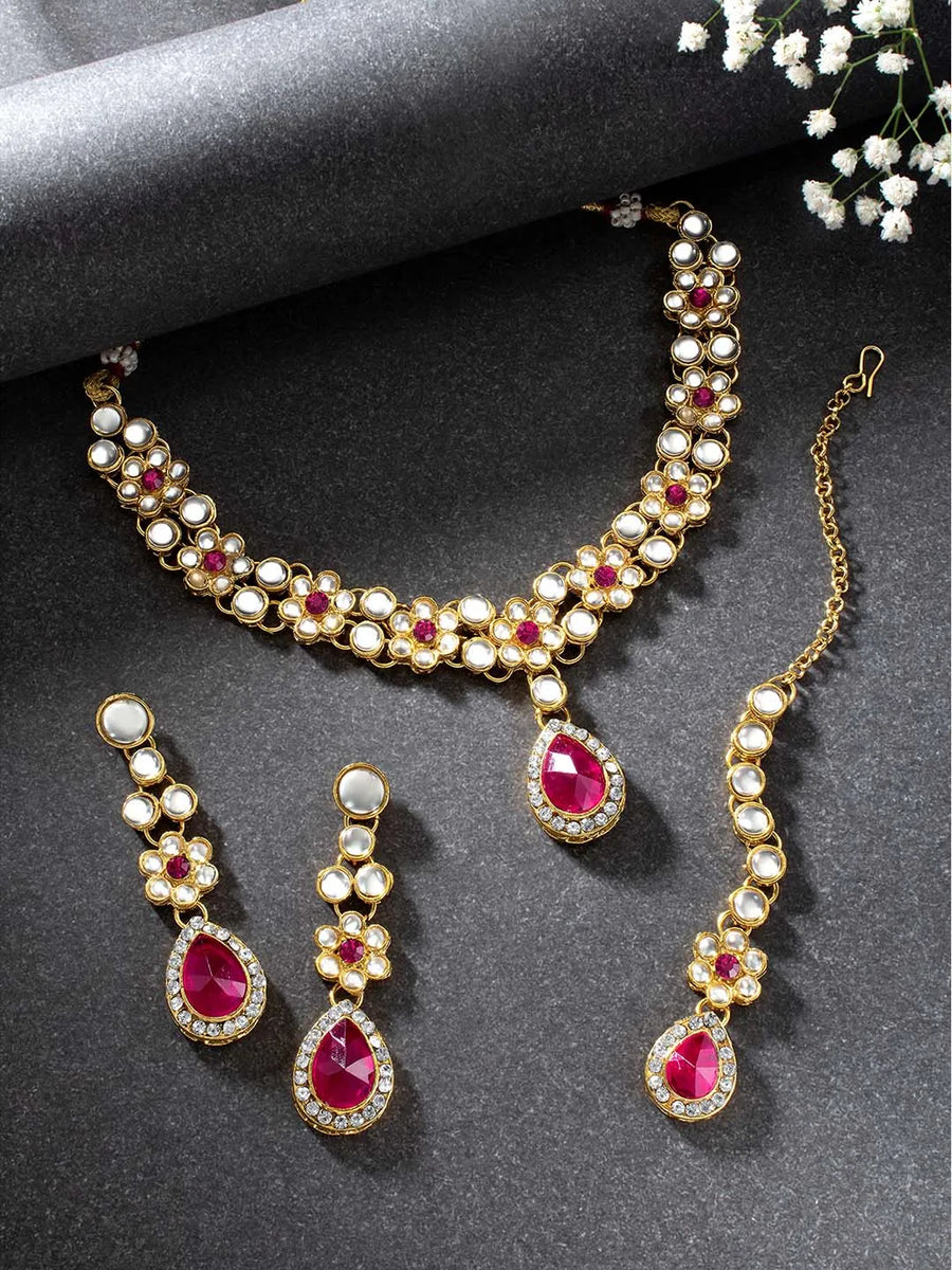Kundan Necklace Set Online | Traditional & Bridal Designs – Peora