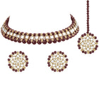 Floral Filigree Kundan Necklace Set