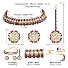 Floral Filigree Kundan Necklace Set