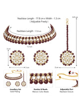 Floral Filigree Kundan Necklace Set
