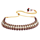 Floral Filigree Kundan Necklace Set