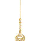Gold Plated Green Kundan Bridal Necklace Set