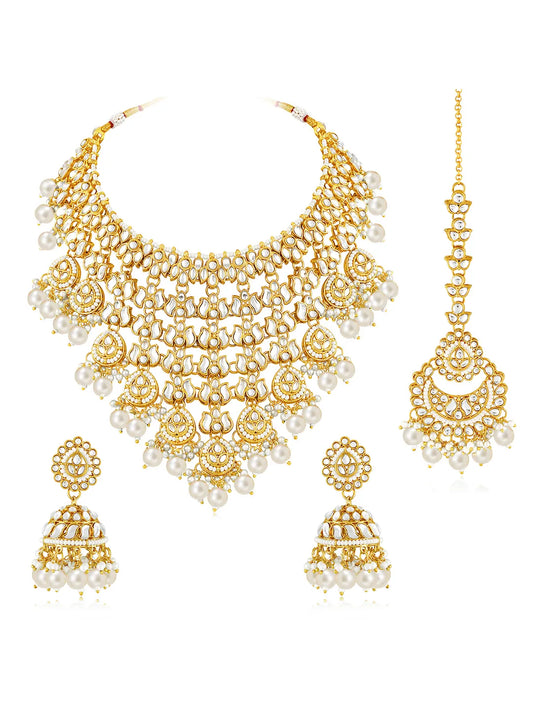 Royal Kundan Embellished Necklace Set