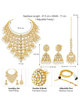 Royal Kundan Embellished Necklace Set