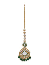 Nature's Glisten Green Necklace Set - Green