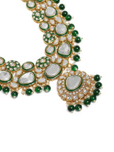 Nature's Glisten Green Necklace Set - Green