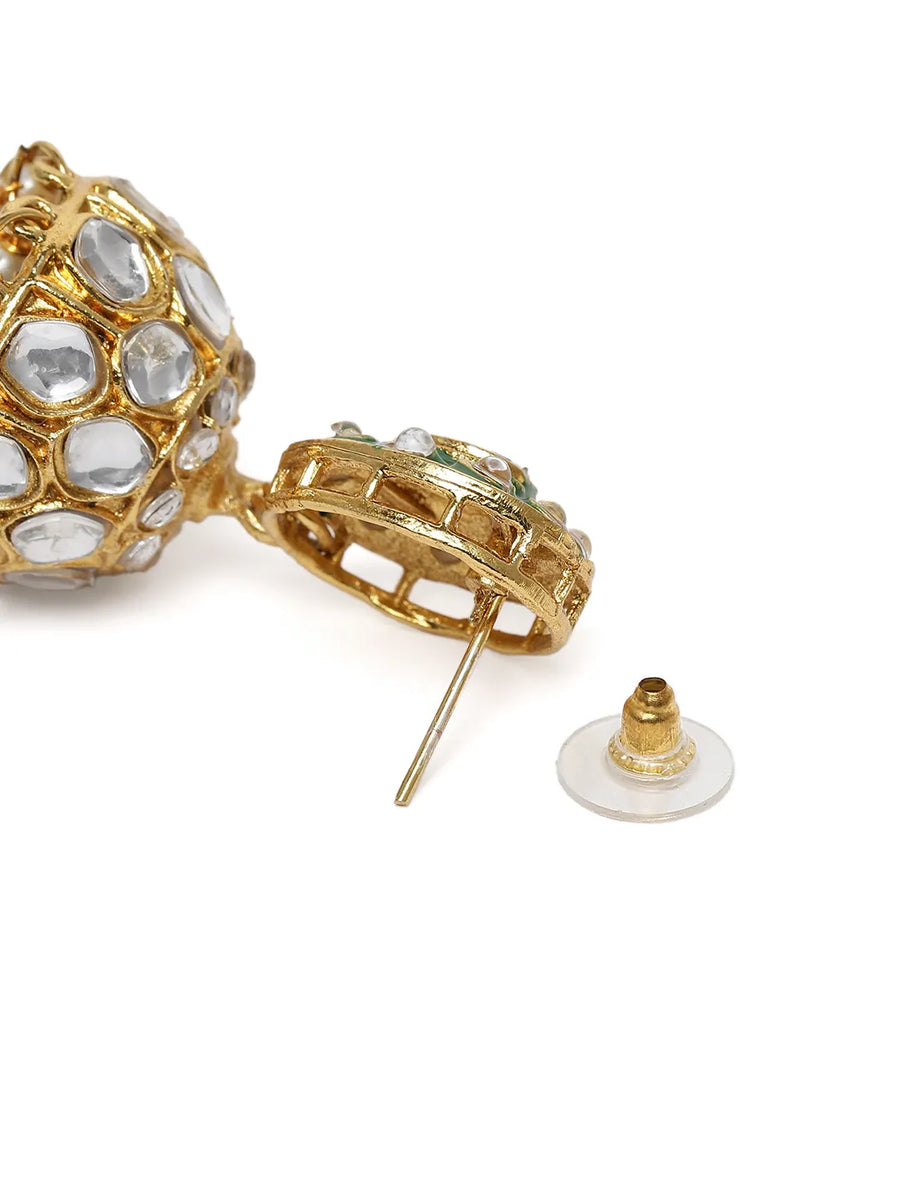 Nature's Glisten Green Necklace Set - Green