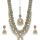 Glistening Nature Necklace Set - Mint