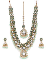 Glistening Nature Necklace Set - Mint