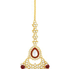 Teardrop Charm Kundan Necklace Set