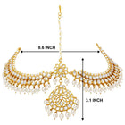 Pearl Sheesh Patti – Graceful Bridal Headpiece | Peora

