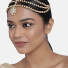 Traditional Kundan Sheesh Patti – Royal Bridal Headpiece | Peora

