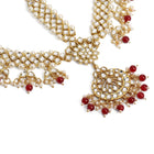 Peora Royal Dulhan Kundan Red Maang Tikka