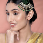 Timeless Kundan and Pearl Paso - Green