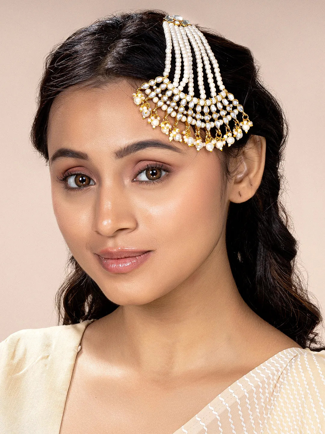 Kundan and Pearl Paso by Peora – Regal & Ethnic Elegance