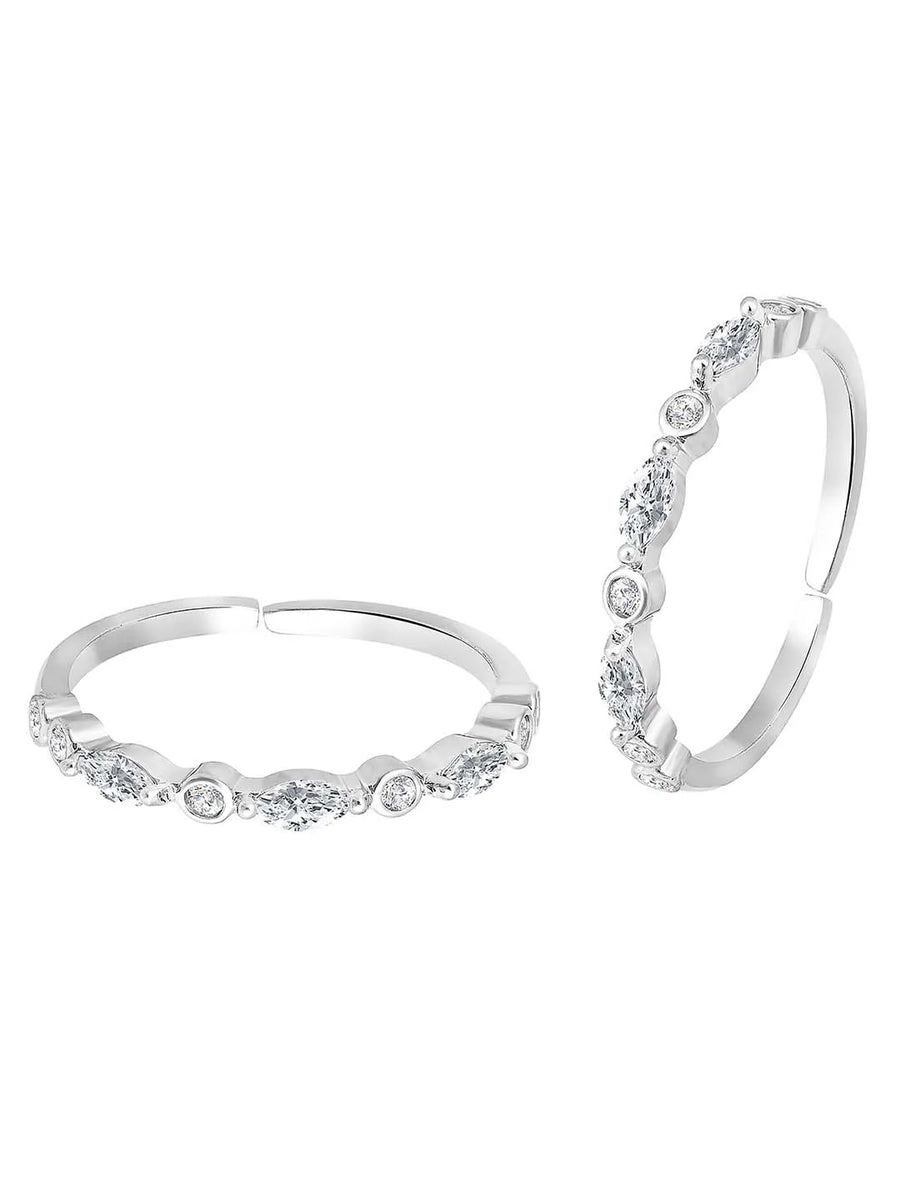 CZ Toe Rings for Women | Elegant & Sparkling Designs by Peora

