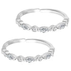 CZ Toe Rings for Women | Elegant & Sparkling Designs by Peora

