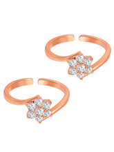 Chic CZ Toe Rings