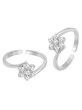 Chic CZ Toe Rings