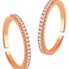 Refined CZ Toe Rings | Graceful Foot Jewellery by Peora

