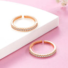 Refined CZ Toe Rings | Graceful Foot Jewellery by Peora

